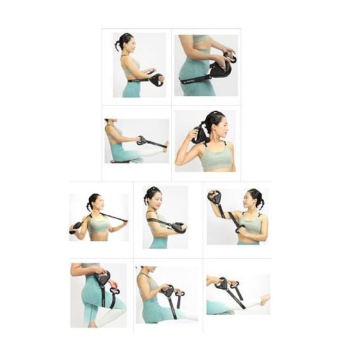 Háromszög alakú teljes testmasszírozó, fekete csomagolásban, 1 db