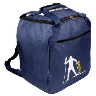   Síhátizsák, sícipő és sisak táska, sötétkék csomagolásban, 1 db