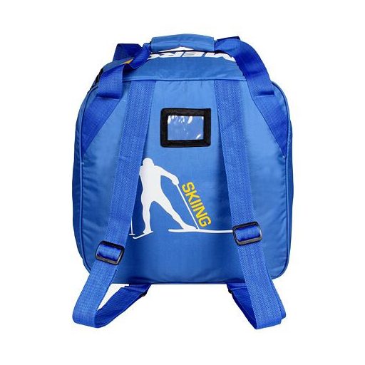 Síhátizsák, sícipő és sisak táska, kék csomagolásban, 1 db
