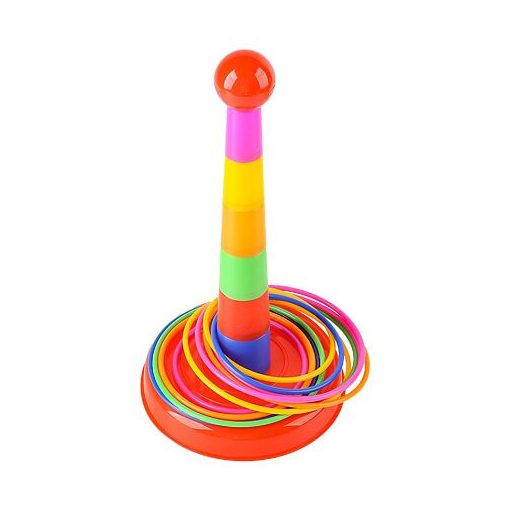 Toronygyűrűk dobálós játék csomagolás 1 szett