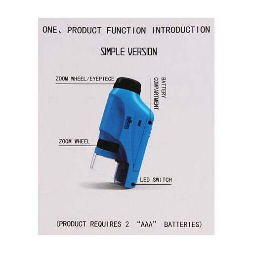 Explorer 120x hordozható mikroszkóp csomagolás 1 db