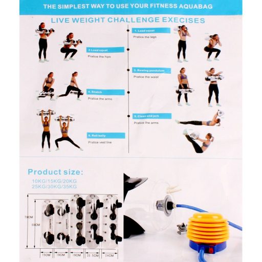 Power Aquabag fitness water bag 30 kg packaging 1 pc
