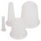 Cups 4Pack silicone hygroscopic tank white packaging 1 set