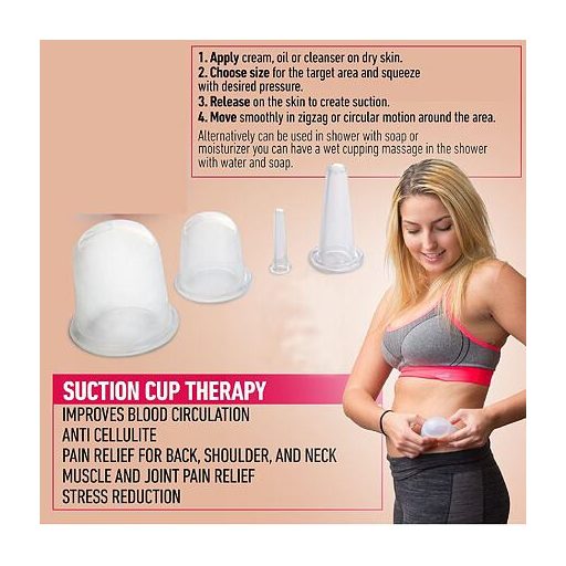 Cups 4Pack silicone hygroscopic tank white packaging 1 set