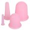 Cups 4Pack silicone hygroscopic tank pink packaging 1 set