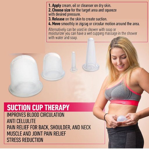 Cups 4Pack silicone hygroscopic tank pink packaging 1 set