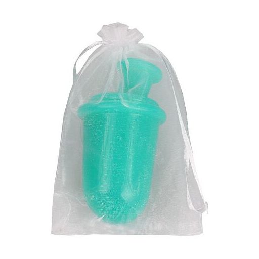 4 db-os szilikon higroszkópos tartály pohár, zöld csomagolásban, 1 készlet