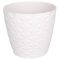 Crystal Mat díszes virágcserép fehér átmérőjű 16 cm