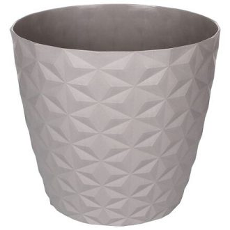 Crystal Mat díszes virágcserép szürke átmérőjű 30 cm