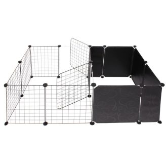 Azor pet fence cage black packaging 1 pc