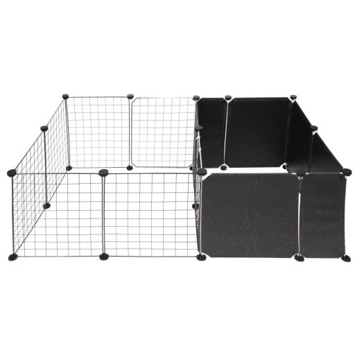 Azor pet fence cage black packaging 1 pc