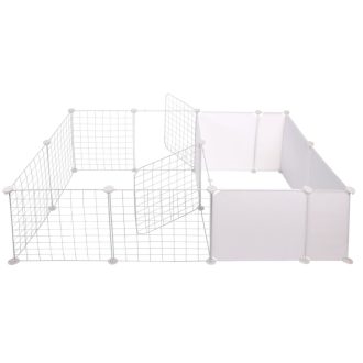 Azor pet fence cage white packaging 1 pc