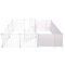 Azor pet fence cage white packaging 1 pc