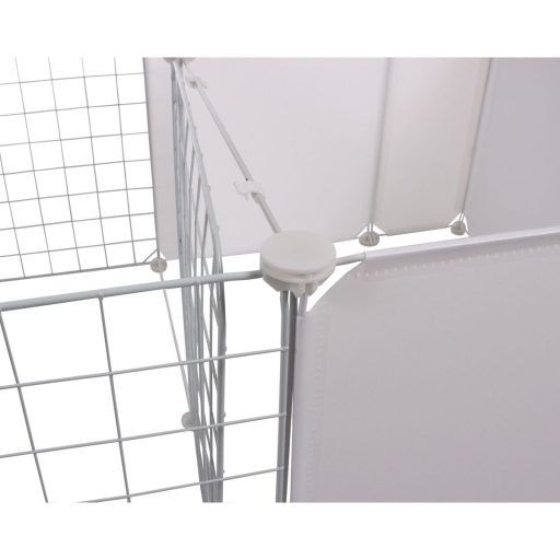 Azor pet fence cage white packaging 1 pc