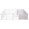 Amigo pet fence cage white packaging 1 pc