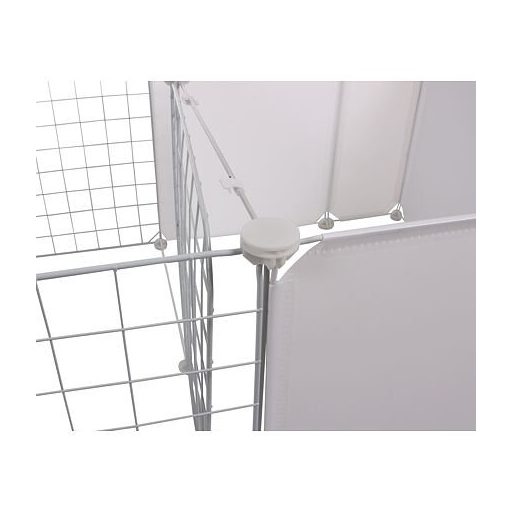 Amigo pet fence cage white packaging 1 pc