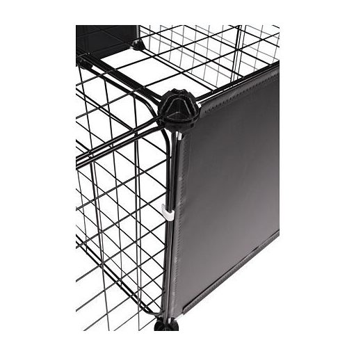 Block pet fence cage black packaging 1 pc