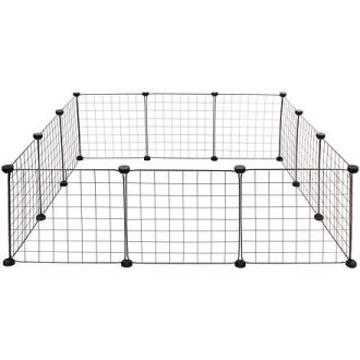 Bucky pet fence cage black packaging 1 pc