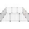 Bucky pet fence cage black packaging 1 pc
