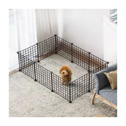 Bucky pet fence cage black packaging 1 pc