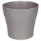 Tulipan Mat flower pot grey diameter 24 cm