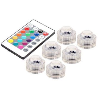 LED RC lámpa 6 búvárlámpa csomagolás 1 szett