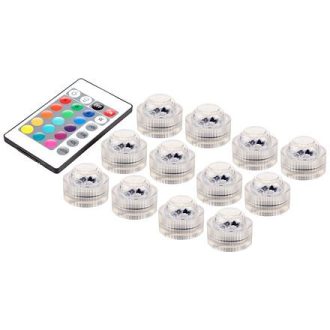 LED RC lámpa 12 búvárlámpa csomagolás 1 készlet