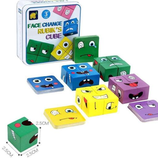 Face Change didactic game packaging 1 pc