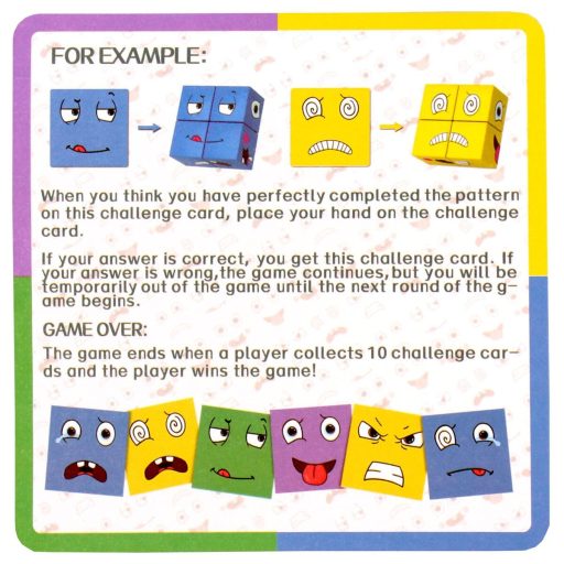 Face Change didactic game packaging 1 pc