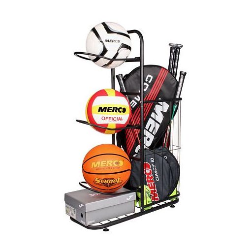 Multisport 3 sporttároló állvány, fekete csomagolás, 1 db