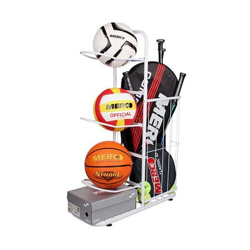 Multisport 3 sporttároló állvány fehér csomagolás 1 db