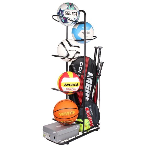 Multisport 5 sports storage rack black packaging 1 pc