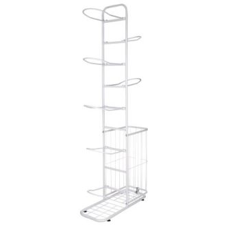 Multisport 7 sporttároló állvány fehér csomagolás 1 db