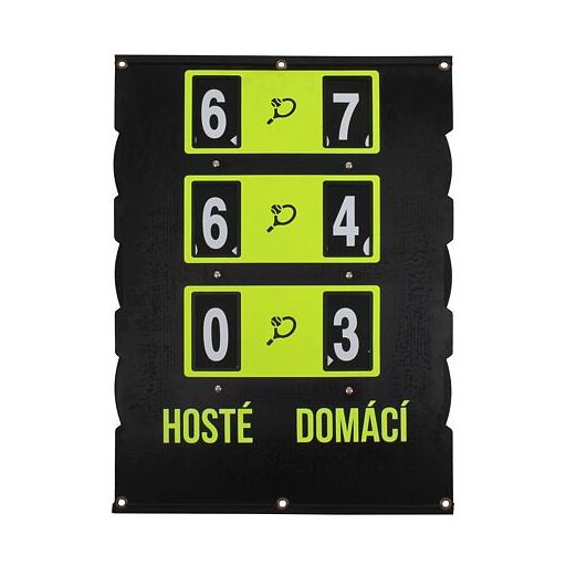 Eredménytábla CZ tenisz eredménytábla csomagolás 1 db