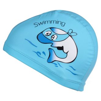   Dolphin children's swimming cap light blue packaging 1 pc