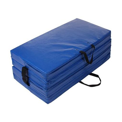 FoldMat 8 összecsukható tornaszőnyeg kék csomagolás 1 db