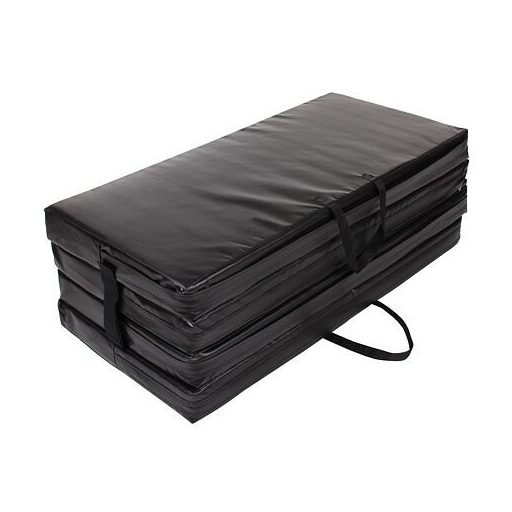 FoldMat 6 összecsukható tornaszőnyeg fekete csomagolás 1 db