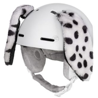 Funny Kit helmet decoration black-white packaging 1 pc