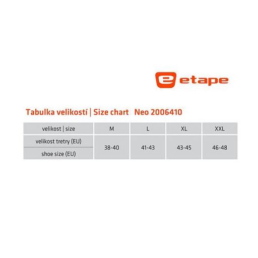 Neo kerékpáros cipővédők fekete méret XXL