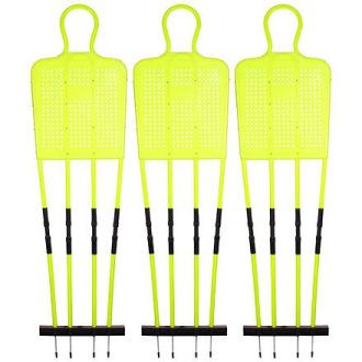   3 darabos osztott foci bábu készlet, zacskós csomagolásban, 1 szett