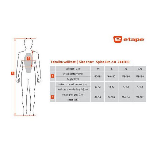Spine PRO 2.0 hátvédő fekete-zöld ruházat XXL méret