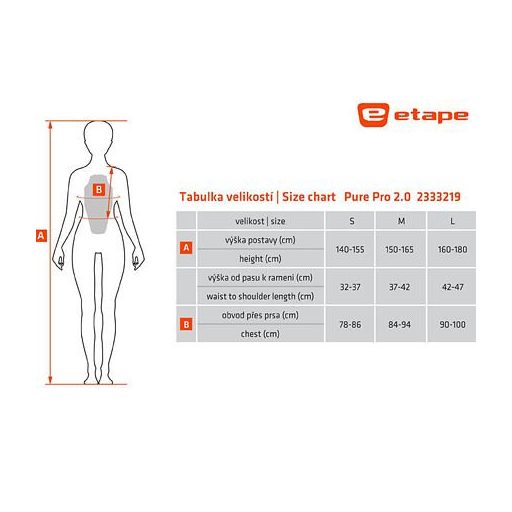 Pure PRO 2.0 hátvédő fekete-fehér ruházat S-es méret