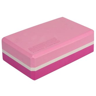 Yoga Block Duo foam block lila-pink height/width 7,5 cm