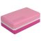 Yoga Block Duo foam block lila-pink height/width 7,5 cm
