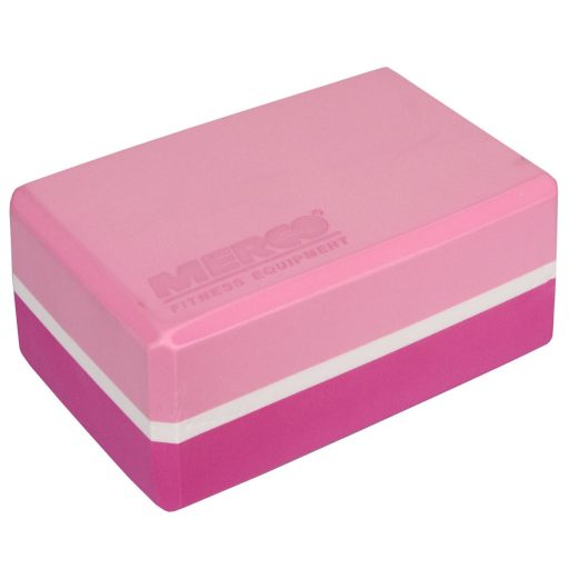 Yoga Block Duo foam block lila-pink height/width 7,5 cm