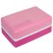 Yoga Block Duo foam block lila-pink height/width 10 cm