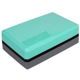  Yoga Block Duo foam block green-anthracite height/width 7,5 cm