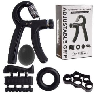 Grip 5 grip strengthener set black packaging 1 set