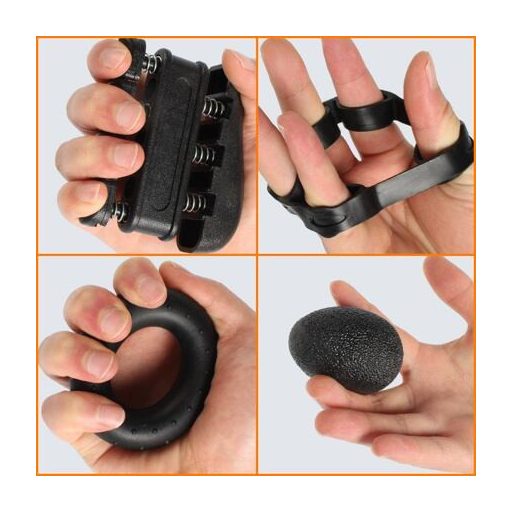 Grip 5 grip strengthener set black packaging 1 set
