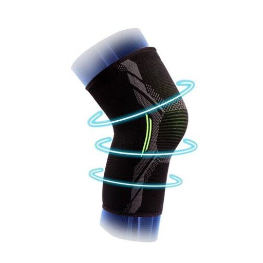 KN02 térdvédő fekete-fehér ruházat M-es méret